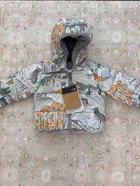 The North Face Infant Printed Puffer Jacket Size: 3-6 months NWT
